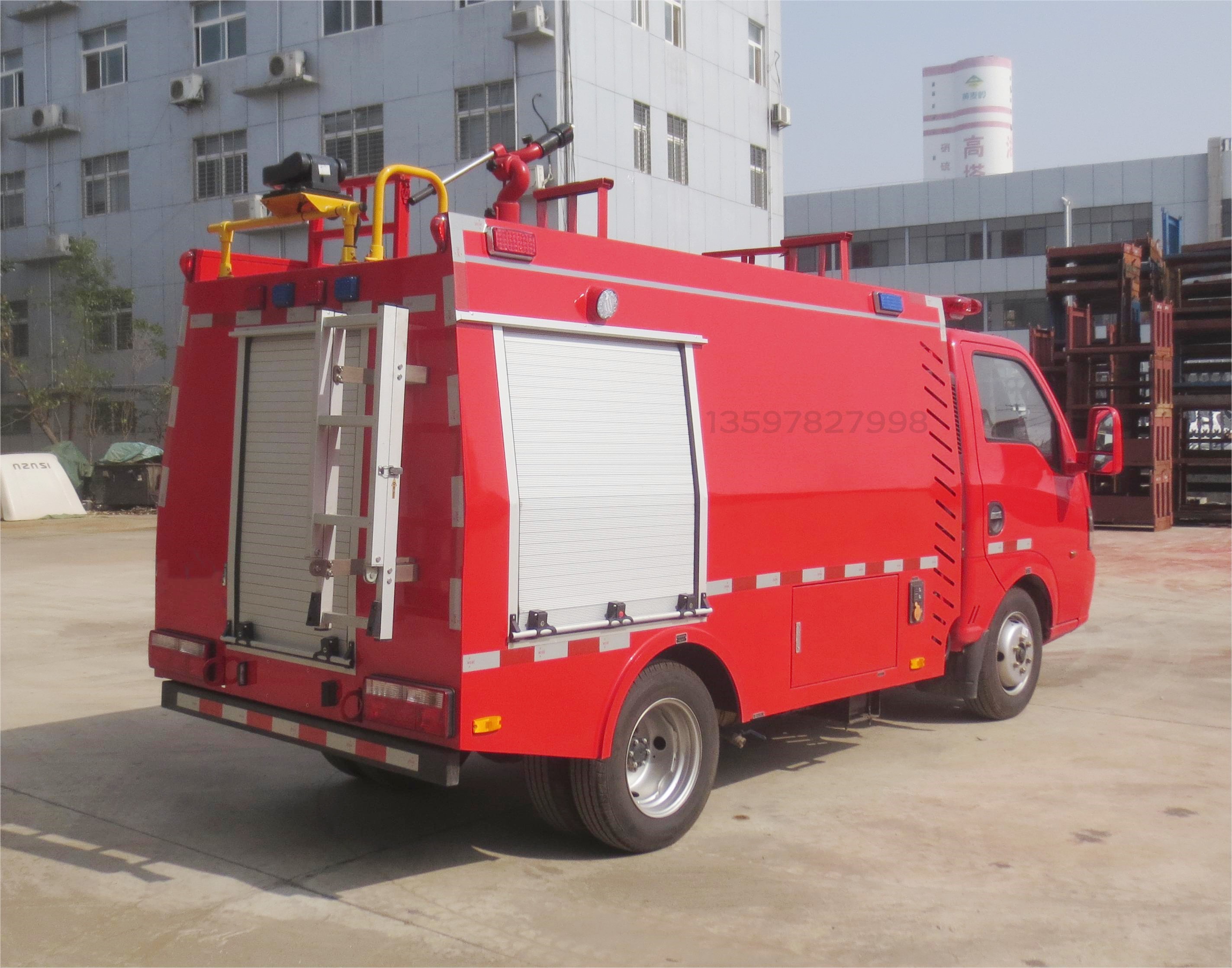 東風1噸藍牌水罐消防車