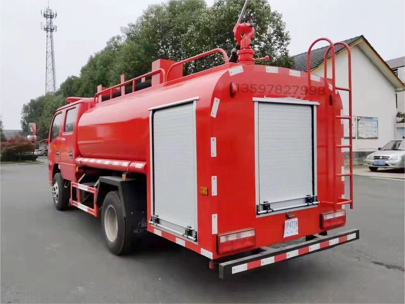 東風雙排3.5噸消防灑水車