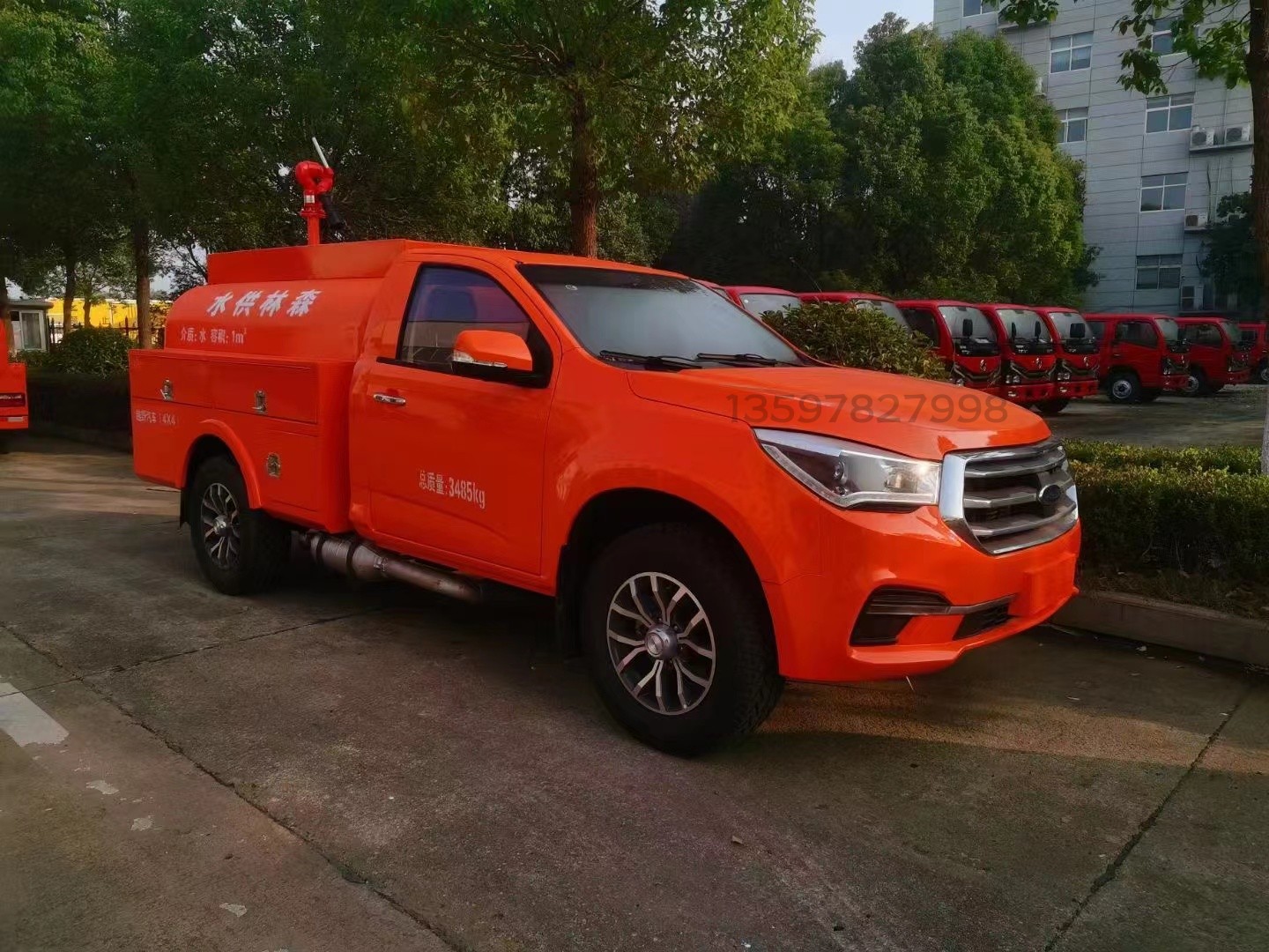 慶鈴四驅森林越野灑水車